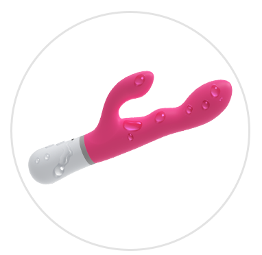 Nora by Lovense is completely waterproof: it's submersible and is Lätt att städa.